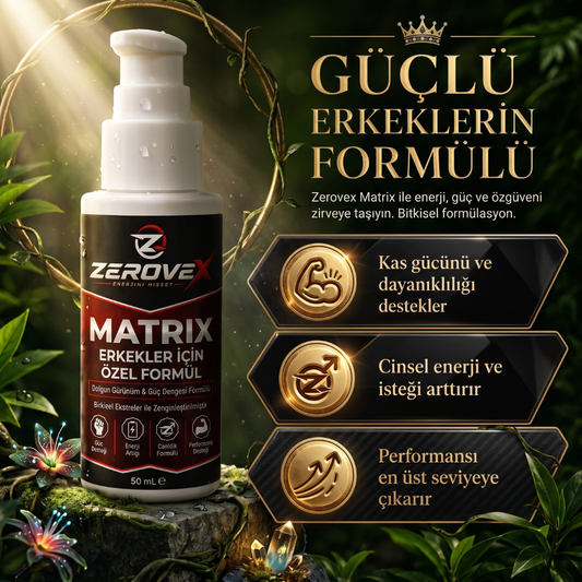 Zerovex Matrix - Güçlü Erkeklerin Formülü